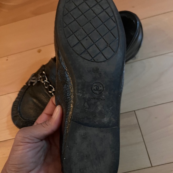 CHANEL 2018 CC Logo Loafers Size 38.5 - Picture 8 of 10